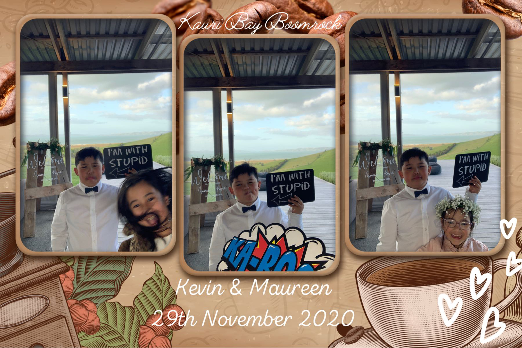 Maureen & Kevin's wedding | View more photos from the event at gallery.photobooth.co.nz/u/SelfieCentral/Maureen-Kevins-wedding